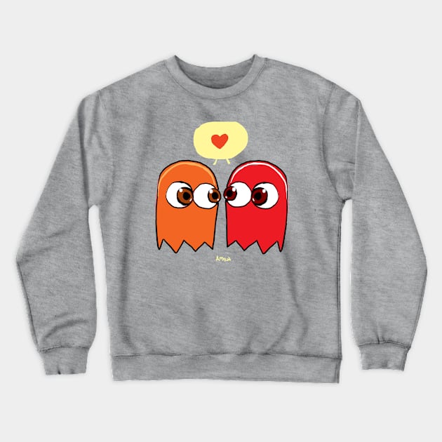 Ghost Love Crewneck Sweatshirt by Samax